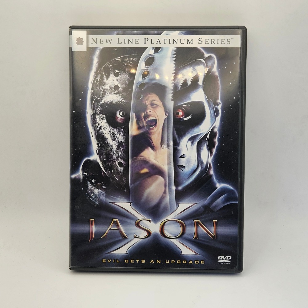 Jason X DVD 2002 New Line Platinum Series Friday The 13th Slasher Horror Movie